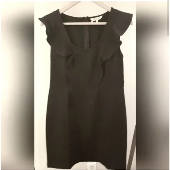 SHILLA CLASSIC Black Dress Sleeveless with Ruffles - Picture 1 of 3